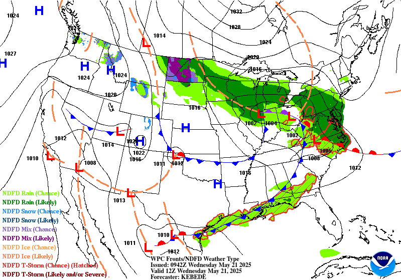 Forecast valid Wednesday 12Z