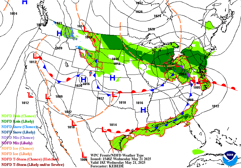 Forecast valid Wednesday 18Z