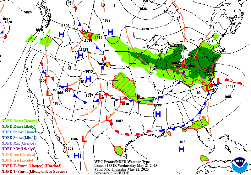 Forecast valid Thursday 00Z