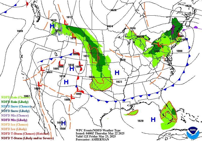 Forecast valid Friday 12Z