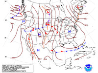 Final Day 7 Fronts and Pressures for the CONUS