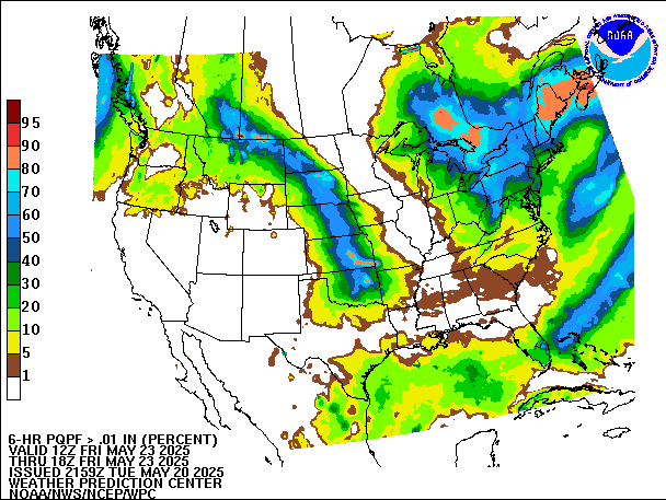 6-Hour PQPF valid 18Z May 23, 2025