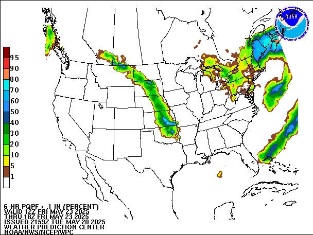 6-Hour PQPF valid 18Z May 23, 2025