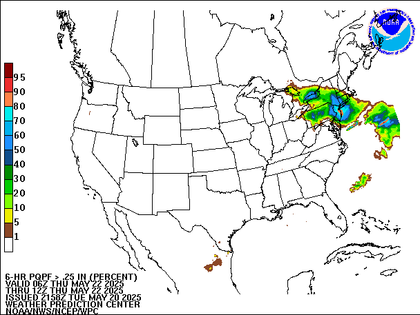 6-Hour PQPF valid 12Z May 22, 2025