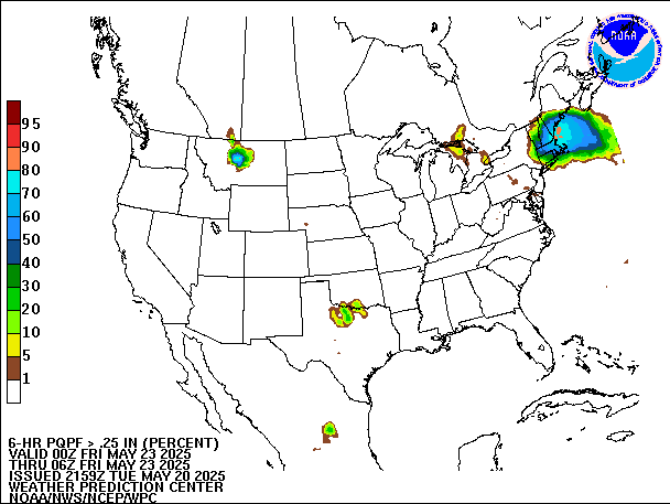 6-Hour PQPF valid 06Z May 23, 2025