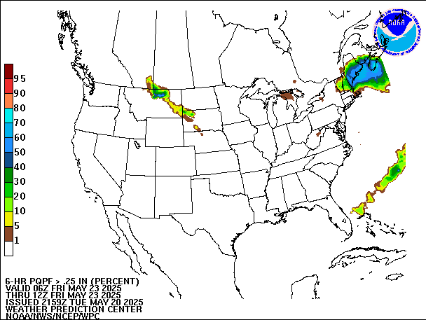 6-Hour PQPF valid 12Z May 23, 2025