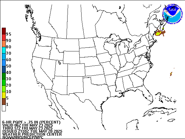 6-Hour PQPF valid 12Z May 23, 2025