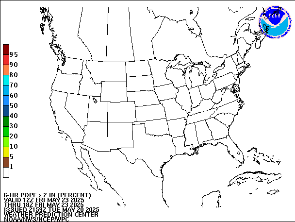 6-Hour PQPF valid 18Z May 23, 2025
